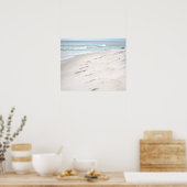 Fußabdrücke auf dem Beach Sand 16x20 Poster Print (Küche)