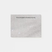 Fußabdrücke Auf dem Sand Post it Notes Post-it Klebezettel (Vorderseite)