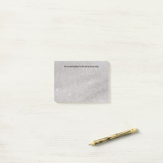 Fußabdrücke Auf dem Sand Post it Notes Post-it Klebezettel (Auf Schreibtisch)