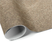 Fußabdrücke auf Sand Geschenkpapier (Rolleneckpunkt)
