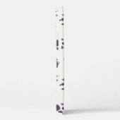 Fußabdrücke einfügen: Hund Monochrom Nahtlos. Case-Mate iPhone Hülle (Rückseite / Rechts)