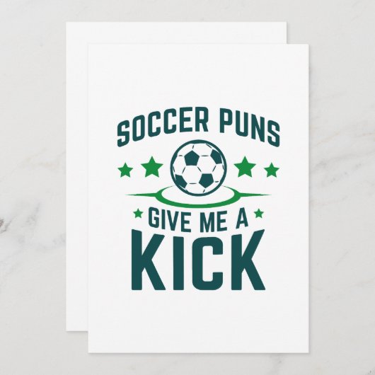 Fußabdrücke geben mir einen Kick Dankeskarte (Vorne/Hinten)