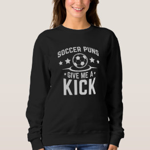 Fußabdrücke geben mir einen Kick Sweatshirt