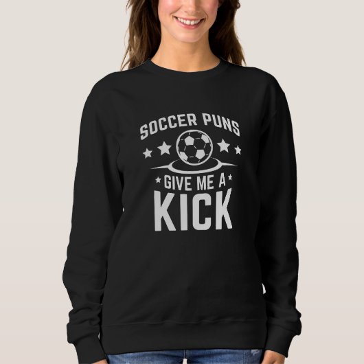 Fußabdrücke geben mir einen Kick Sweatshirt (Vorderseite)