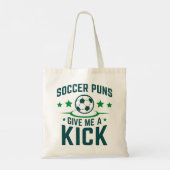 Fußabdrücke geben mir einen Kick Tragetasche (Rückseite)