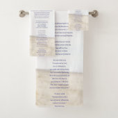 Fußabdrücke im Sand Badhandtuch Set (Insitu)