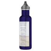 Fußabdrücke im Sand Edelstahlflasche (Rechts)