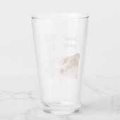 Fußabdrücke im Sand Glas (Rückseite)