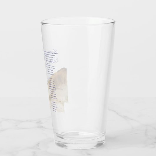 Fußabdrücke im Sand Glas (Links)