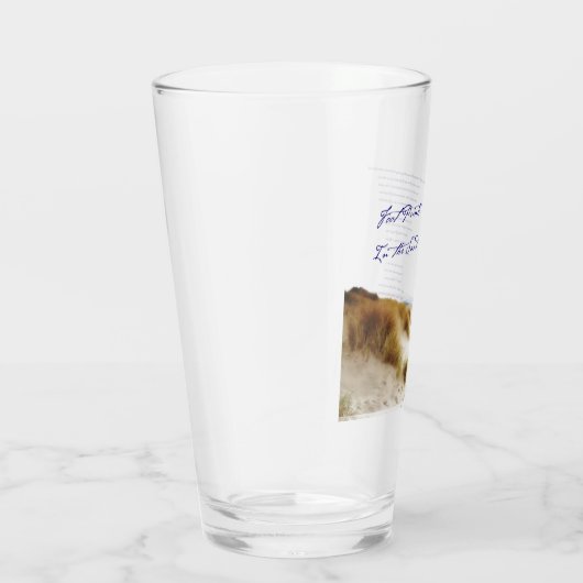 Fußabdrücke im Sand Glas (Rechts)