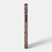 Fußabdrücke im Sand iPhone Hülle (Linke Seite)