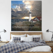 Fußabdrücke im Sand Leinwanddruck (Insitu (Schlafzimmer))