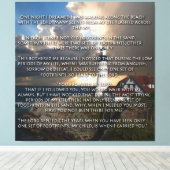 Fußabdrücke im Sand Leinwanddruck (Insitu (Holzboden))