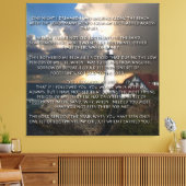 Fußabdrücke im Sand Leinwanddruck (Insitu (Wohnzimmer))