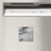 Fußabdrücke im Sand Magnet (In Situ (Geschirrspüler))