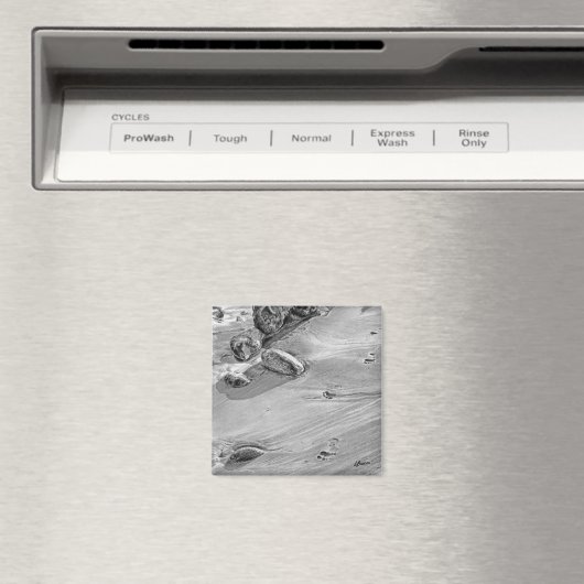 Fußabdrücke im Sand Magnet (In Situ (Geschirrspüler))