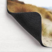 Fußabdrücke im Sand Mousepad (Ecke)