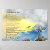 Fußabdrücke im Sand... Poster (Vorne)