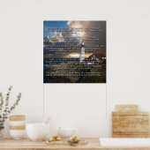 Fußabdrücke im Sand Poster (Küche)