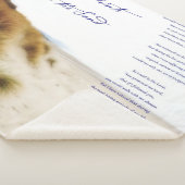 Fußabdrücke im Sand Sherpadecke (3/4)