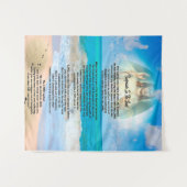 Fußabdrücke im Sand Wandteppich (Vorderseite (Horizontal))