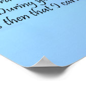 Fußabdrücke im Sandposter Poster (Ecke)