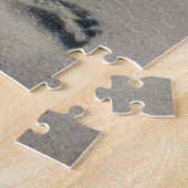 Fußabdrücke im Sandstrand - 8x10 - 110 pc Puzzle (Seite)