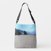 Fußabdrücke in den USA Tragetaschen Mit Langen Trägern (Rückseite)