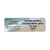 Fußabdrücke in Sand Inspirational Christlich (Vorne)