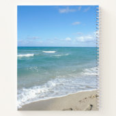 Fußabdrücke in Sand Inspirational Christlich Notizblock (Rückseite)