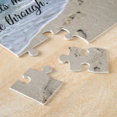 Fußabdrücke in Sand Inspirational Christlich Puzzle (Seite)