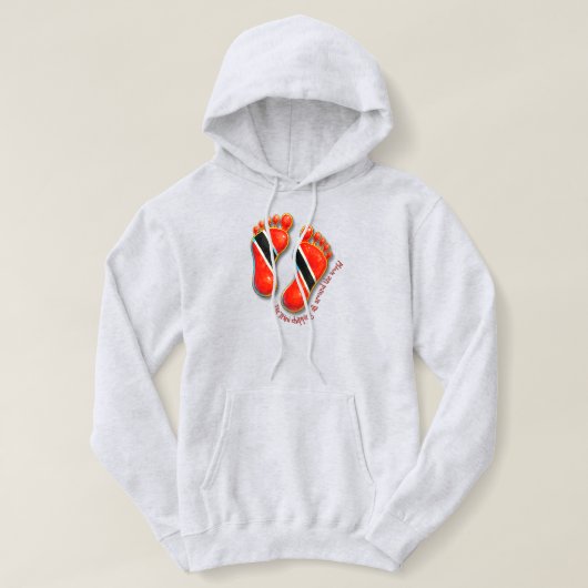 Fußabdrücke S2 Women's Hoodie - Trini (Design vorne)