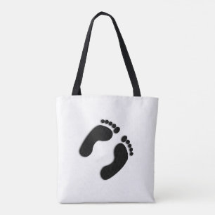 Fußabdrücke Tasche