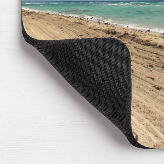 Fußabdrücke und Ozeane Mousepad (Ecke)