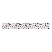 Fußabdrücke von Katzen Ripsband (Vorderseite)