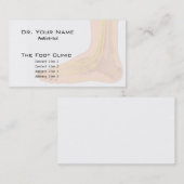 Fußanatomie Visitenkarte (Vorne/Hinten)