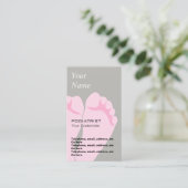 Fußarzt-Fußpfleger-Preis-Visitenkarten Visitenkarte (Stehend Vorderseite)