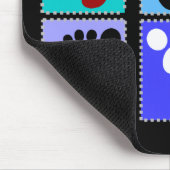 Fußarzt-Geschenke Popart Entwurf der Füße Mousepad (Ecke)