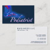 Fußarzt RÖNTGENSTRAHL Visitenkarte (Vorne/Hinten)