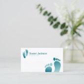 Fußarzt-Visitenkarte Visitenkarte (Stehend Vorderseite)