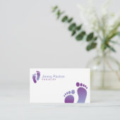 Fußarzt-Visitenkarte Visitenkarte (Stehend Vorderseite)