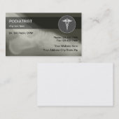 Fußarzt-Visitenkarten Visitenkarte (Vorne/Hinten)