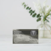 Fußarzt-Visitenkarten Visitenkarte (Stehend Vorderseite)