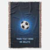 Fußbalball Personalizable Fußball-| Decke (Vorderseite Vertikal)