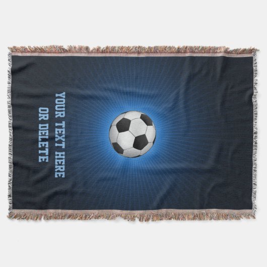 Fußbalball Personalizable Fußball-| Decke (Vorderseite)