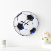 Fußball 10,75" große wanduhr (Zuhause)