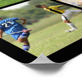 Fußball 11 Foto Collage Personalisiert Poster (Ecke)