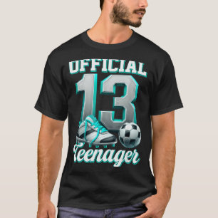 Fußball 13 Jahre alter Geburtstagsjunge Dreizehn T T-Shirt