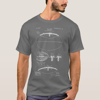 Fußball 1903 Patent vintage Geschenk für Fußball L T-Shirt