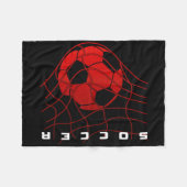Fußball _1 fleecedecke (Vorderseite (Horizontal))